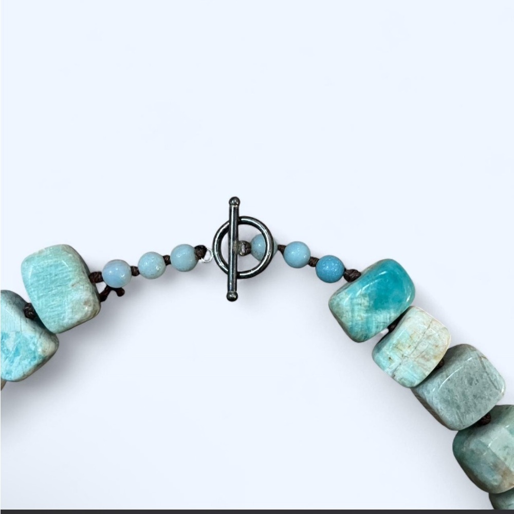 100% Amazonite Necklace - Picture 2 of 5